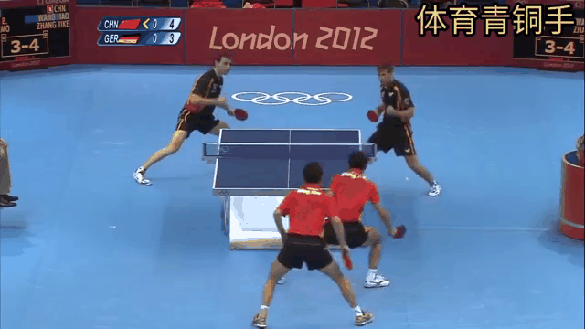 德国队碾压波兰队，张继科统治全场
